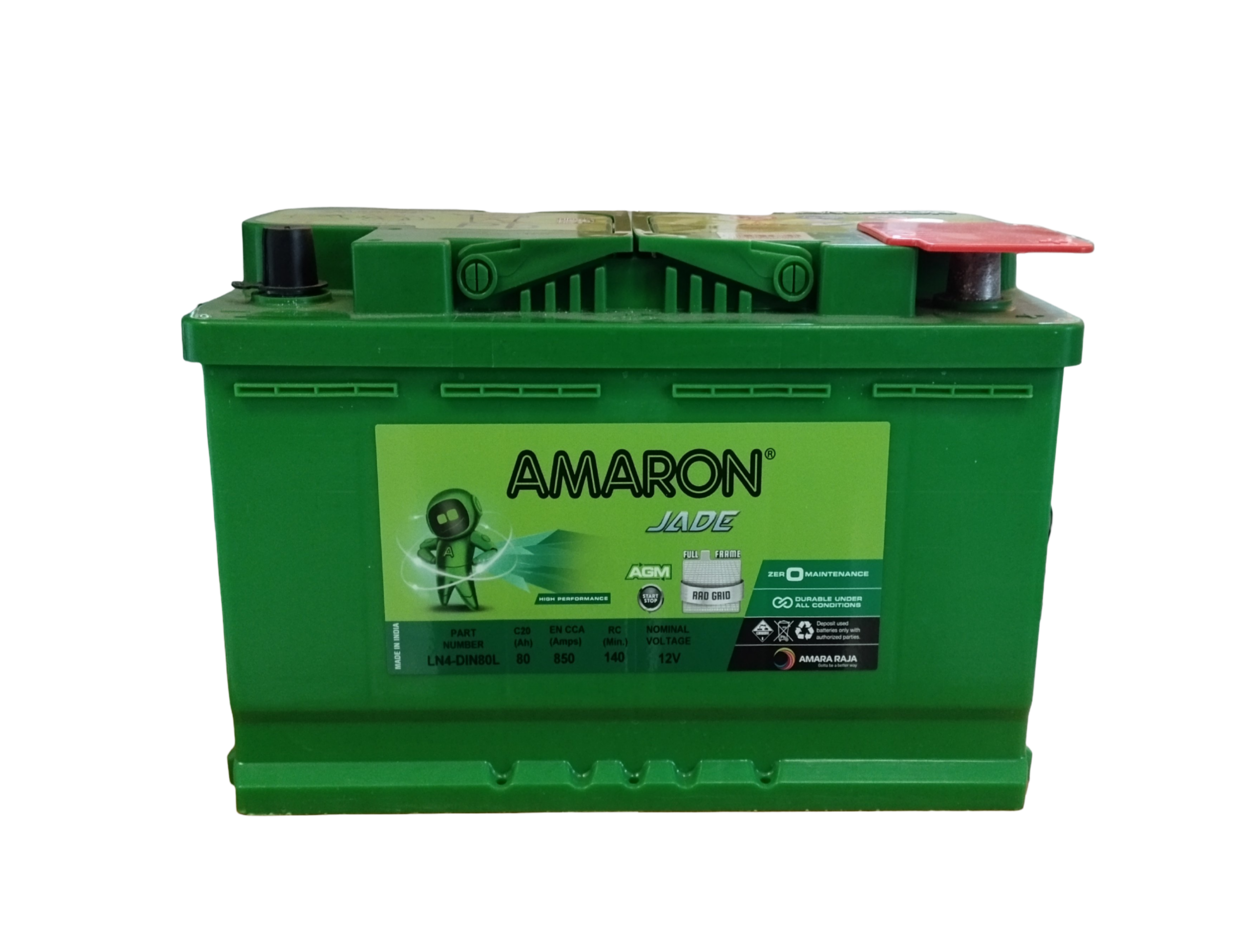 Akumulator Amaron AGM 80Ah 850A P+