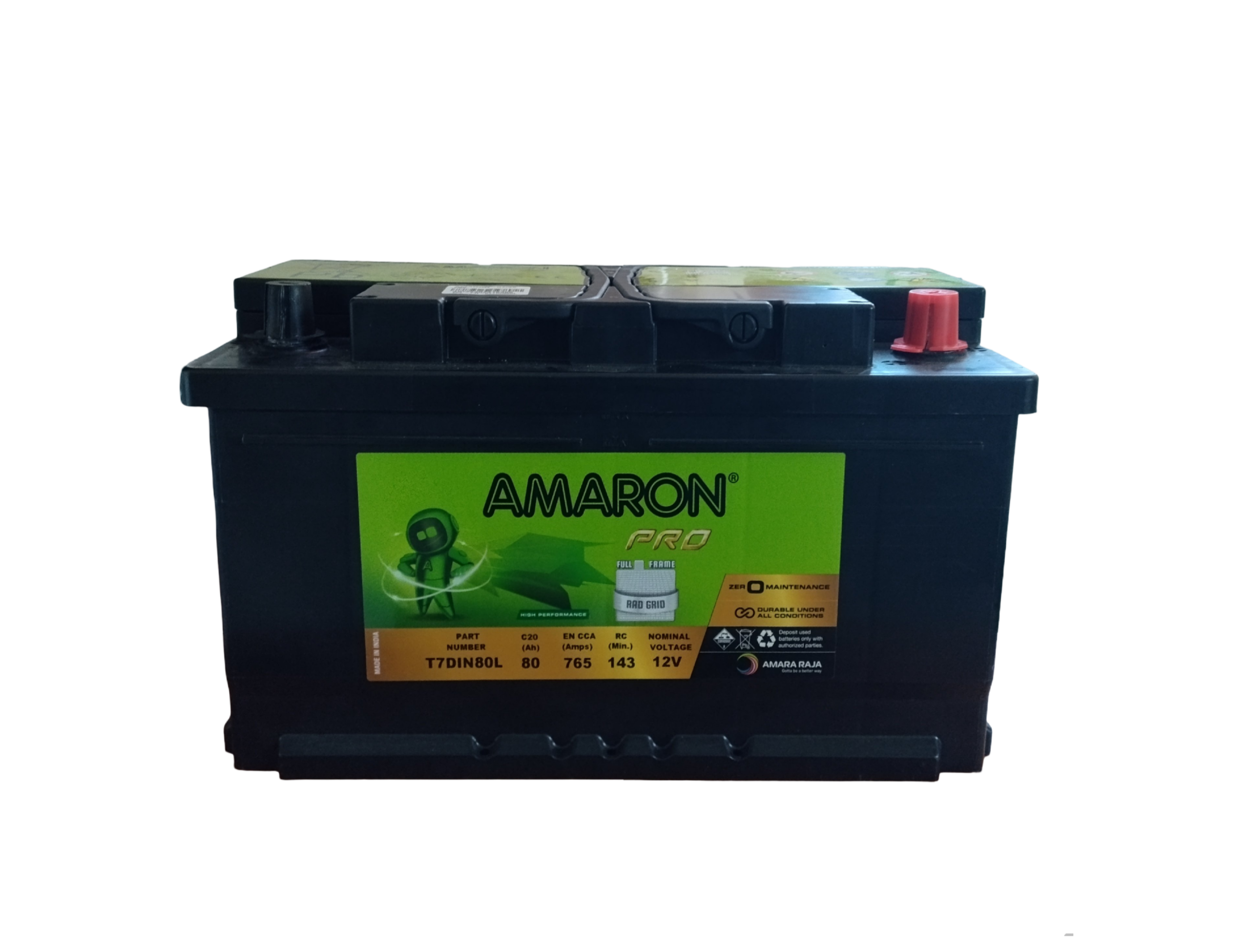 Akumulator Amaron 80Ah 765A P+