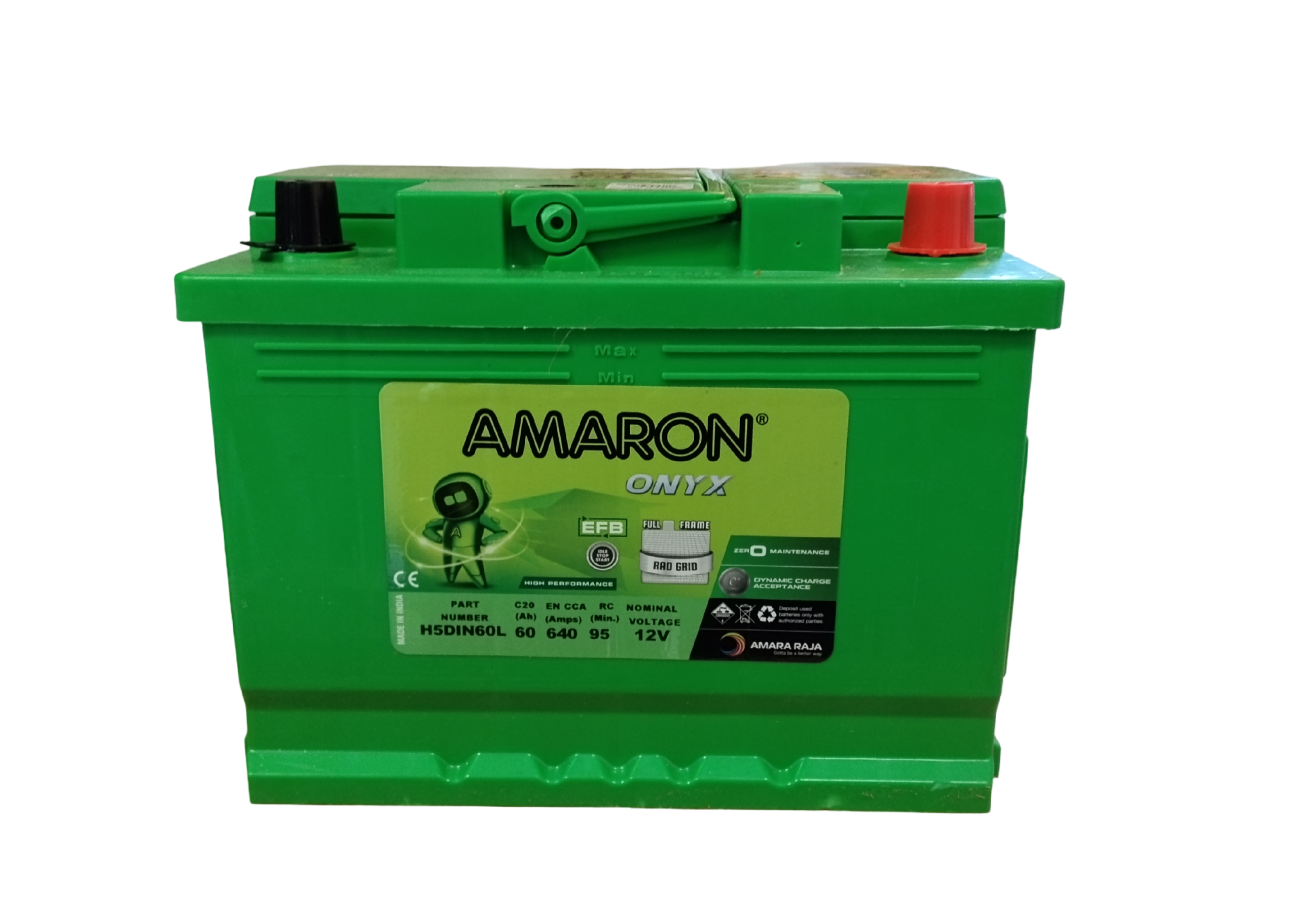 Akumulator Amaron EFB  60Ah 640A P+