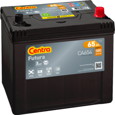 Akumulator Centra Futura Carbon Boost 2.0 CA654 65Ah 580A P+