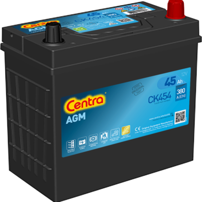 Akumulator CENTRA CK454 AGM 45Ah 380A 12V P+