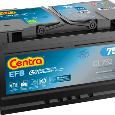 Akumulator Centra CL752 EFB START-STOP 75AH 730A